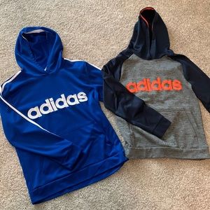 Lot of 2 Adidas youth size XL(18/20) hoodies